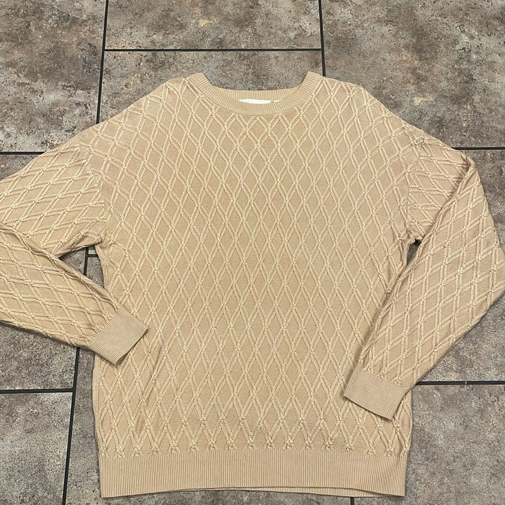 Barry Bricken 100% Silk Crewneck Sweater Medium